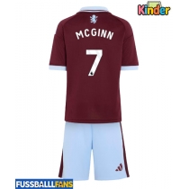 Aston Villa John McGinn #7 Heimtrikotsatz Kinder 2026-27 Kurzarm (+ Kurze Hosen)